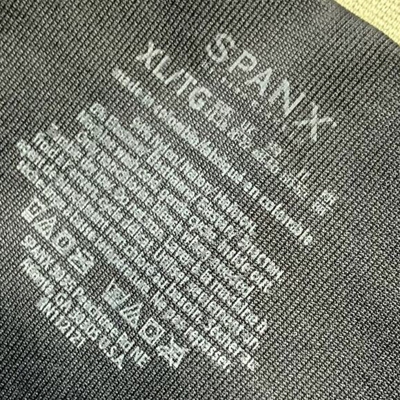 SPANX‎ Blue Seamless Moto Leggings in Indigo Sky Workout Activewear XL 50200R - Picture 4 of 8